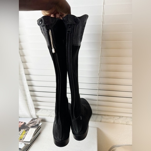 Alberto Fasciani Suede Leather Long Boots main image 4